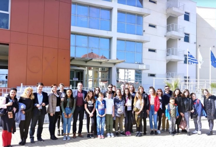Επίσκεψη μαθητών και εκπαιδευτικών  ευρωπαϊκών χωρών στο Δημαρχείο Περιστερίου