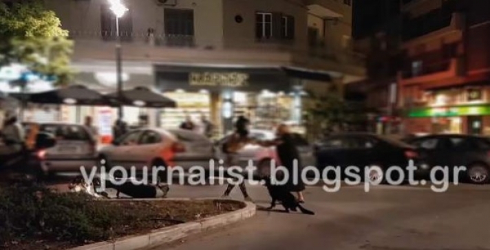 Απίστευτος καβγάς: Γυναίκες αντάλλαξαν μπουνιές και κλοτσιές στο κέντρο της Θεσσαλονίκης [βίντεο]