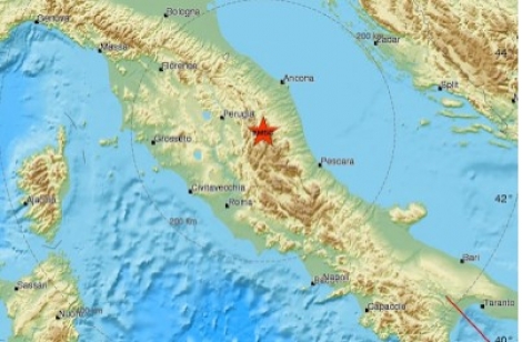 Εκτακτο Τώρα :  Ισχυρός σεισμός 6.5 Ρίχτερ στην Ιταλία