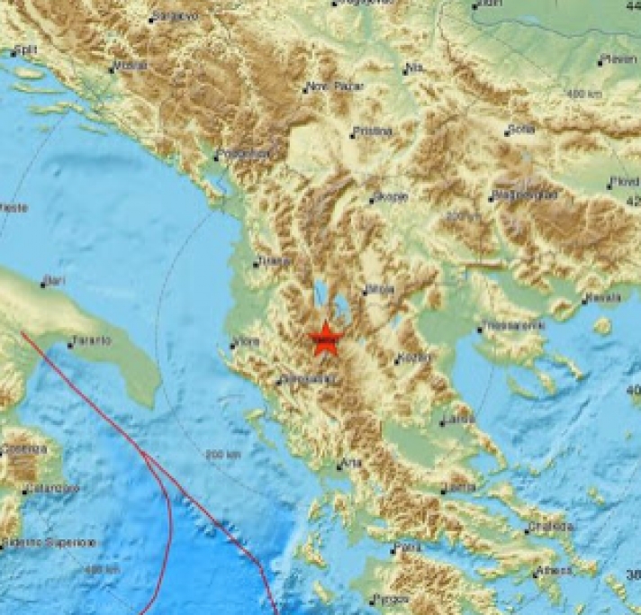 Ισχυρές σεισμικές δονήσεις 4.9 και 5 ρίχτερ στα Ελληνοαλβανικά σύνορα