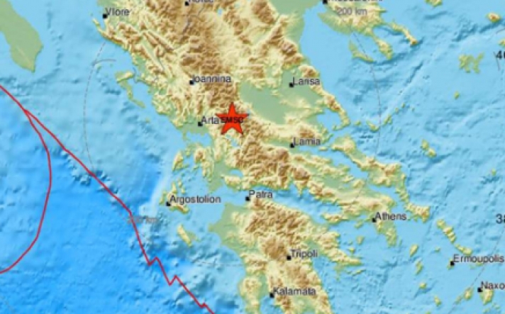 Σεισμός 4,7 Ρίχτερ στην Καρδίτσα