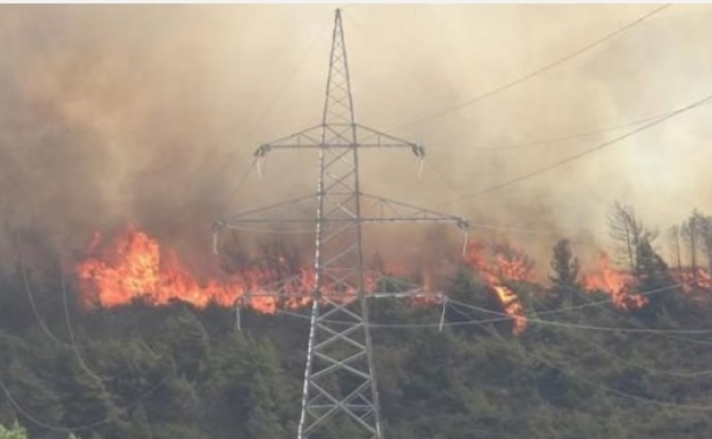 Σε εξέλιξη η φωτιά στη Λέσβο - Για εμπρησμό κάνει λόγο η Πυροσβεστική