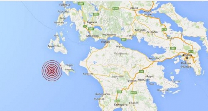 Σεισμός τώρα: 4,3 Ρίχτερ δυτικά της Ζακύνθου