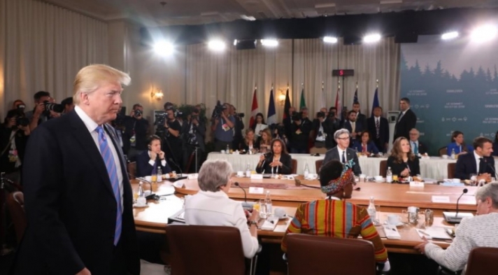 Βαθιά ρήξη στη Σύνοδο της G7: Ο Τραμπ αποχωρεί νωρίτερα από τον Καναδά
