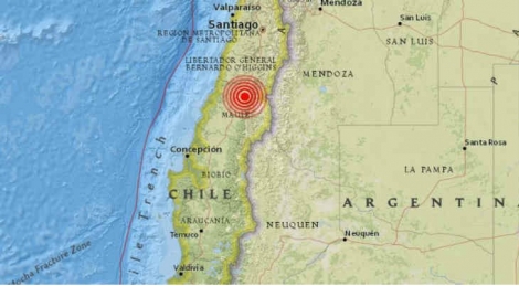 Ισχυρός σεισμός 6.4 ρίχτερ χτύπησε την κεντρική Χιλή
