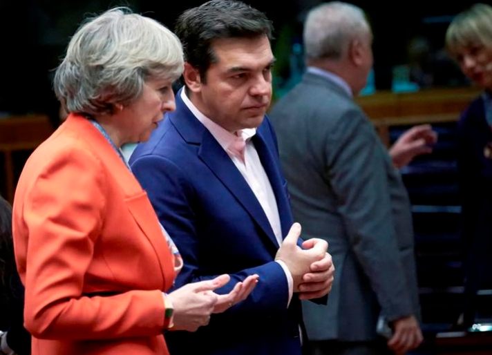 Τη στήριξη της Βρετανίας για δίκαιη λύση στο Κυπριακό ζήτησε από την Μέι ο πρωθυπουργός