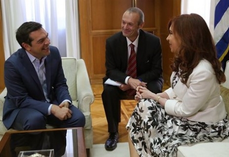 Συνάντηση με την τέως πρόεδρο της Αργεντινής Τσίπρας: Είμαστε σε πορεία να ξεπεράσουμε τις δυσκολίες