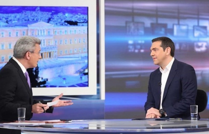 Ο Αλέξης Τσίπρας στο κεντρικό δελτίο ειδήσεων του ΑΝΤ1, απόψε στις 18:45