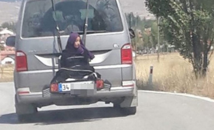 Απίστευτο: Τούρκος έδεσε την κόρη του στο πίσω μέρος του αυτοκινήτου! (video)