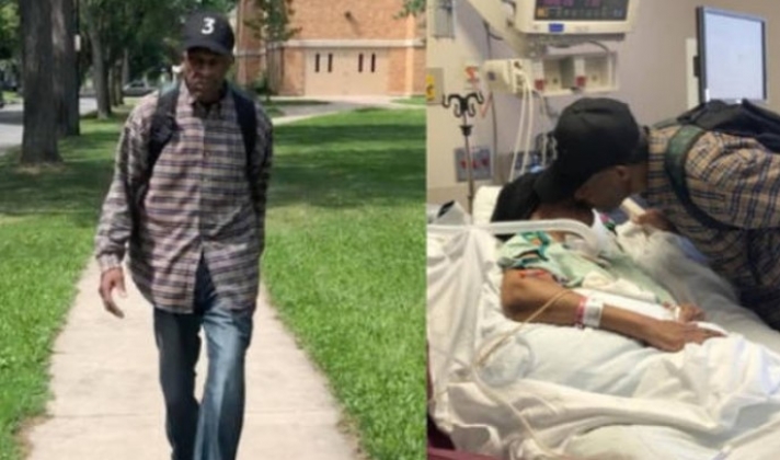 Συγκλονιστικό: 99χρονος περπατά καθημερινά 10 χλμ. για να δει την άρρωστη γυναίκα του (vid)