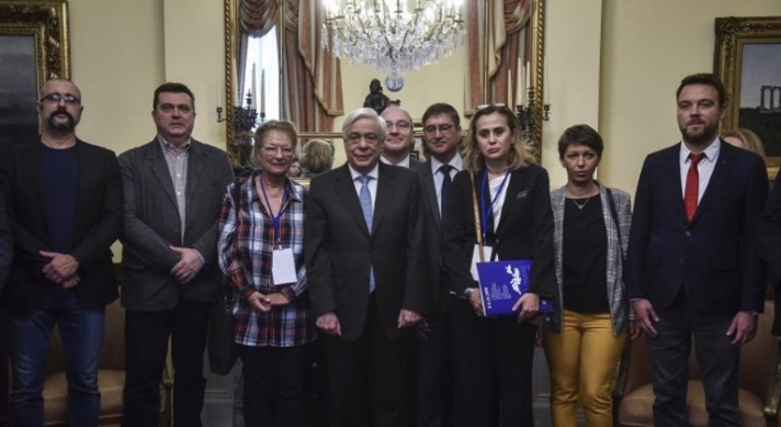 Ο Προκόπης Παυλόπουλος συναντήθηκε με την πρόεδρο της ΕΣΗΕΑ και προέδρους δημοσιογραφικών ενώσεων
