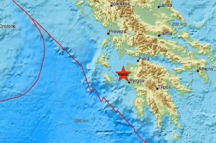 Σεισμός ΤΩΡΑ στην Ηλεία: Κοντά στην Ανδραβίδα το επίκεντρο - Αισθητός σε αρκετές περιοχές (pics)