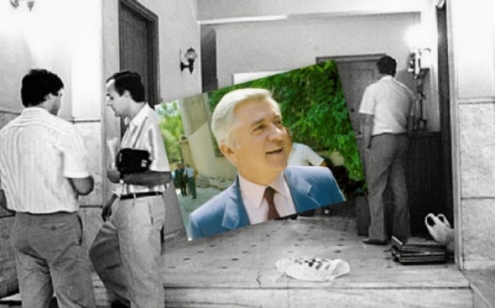 Σαν σήμερα πριν από 28 χρόνια: Ο Παύλος Μπακογιάννης δολοφονείται στην είσοδο του γραφείου του από τη 17Ν [ - video]