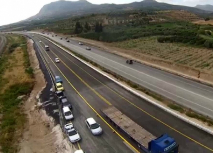 Μεταφορά Κυκλοφορίας σε Νέο Κλάδοστηστη στη νέα εθνική οδό Κορίνθου – Πατρών στην περιοχή Ζευγολατιού