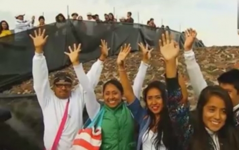 Μεξικό: Εκατοντάδες στην Πυραμίδα του Ήλιου για την εαρινή ισημερία